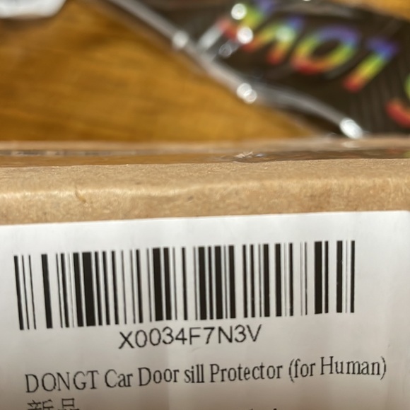 🌈 Rainbow Love is Love carbon fiber door sill/ protector - Picture 6 of 6